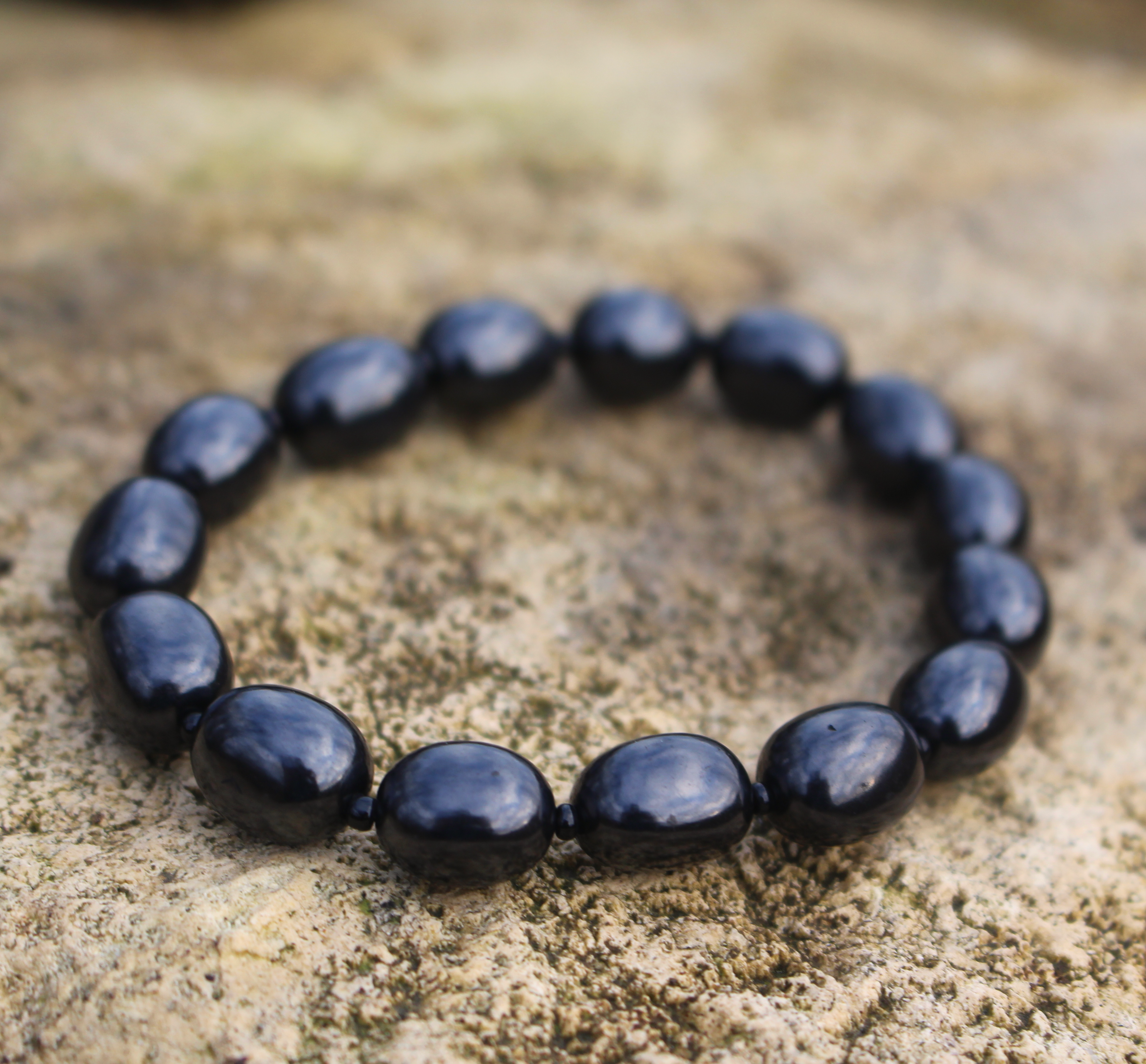 Shungite Bead Bracelets Collection- Sourced from Zazhoginsky in Karelia, Multi buy with Book option - Image 3