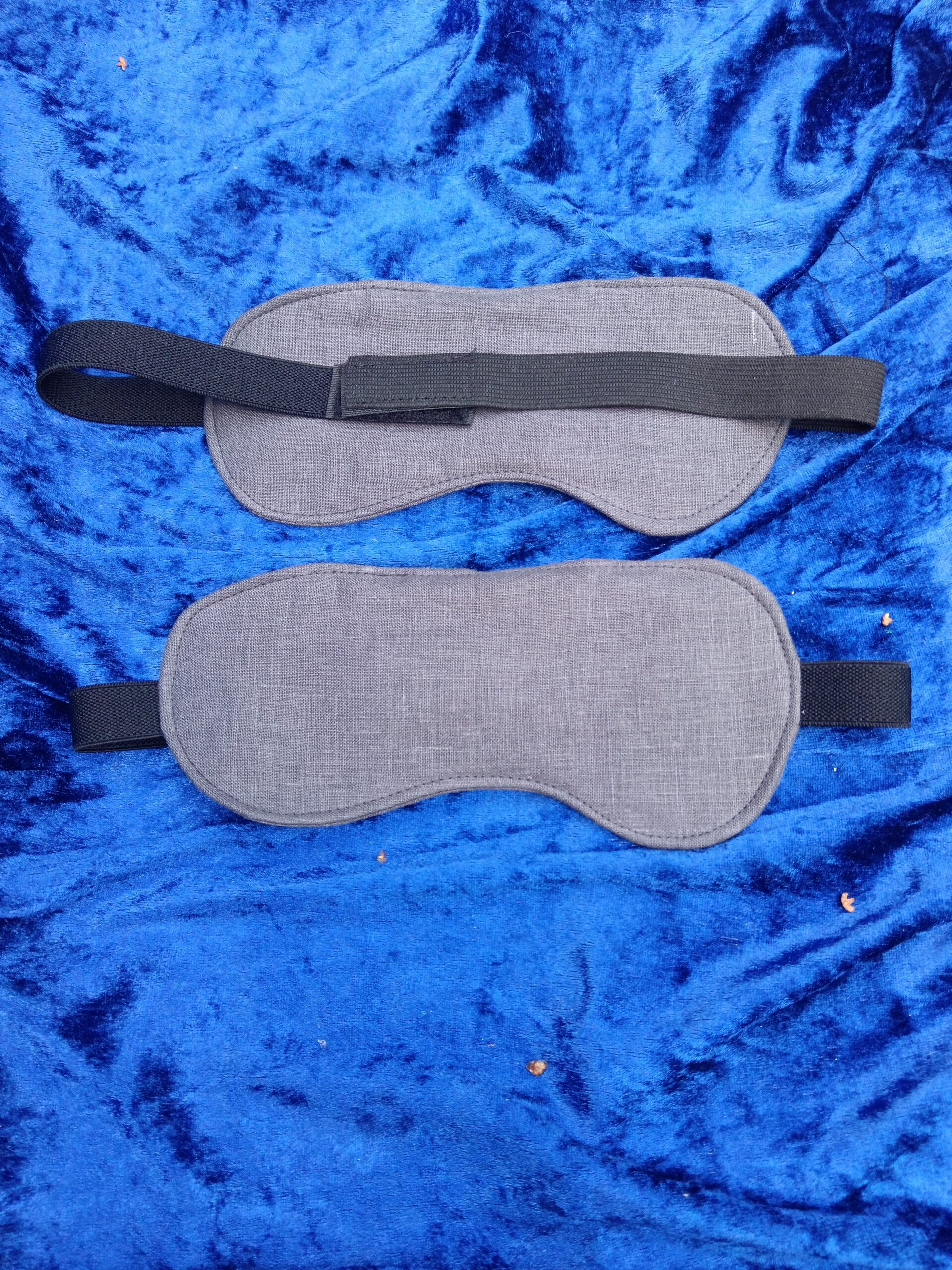 EYEMASK with powerful Shungite incorporated, fully washable too! Organic Linen or Cotton - Image 3