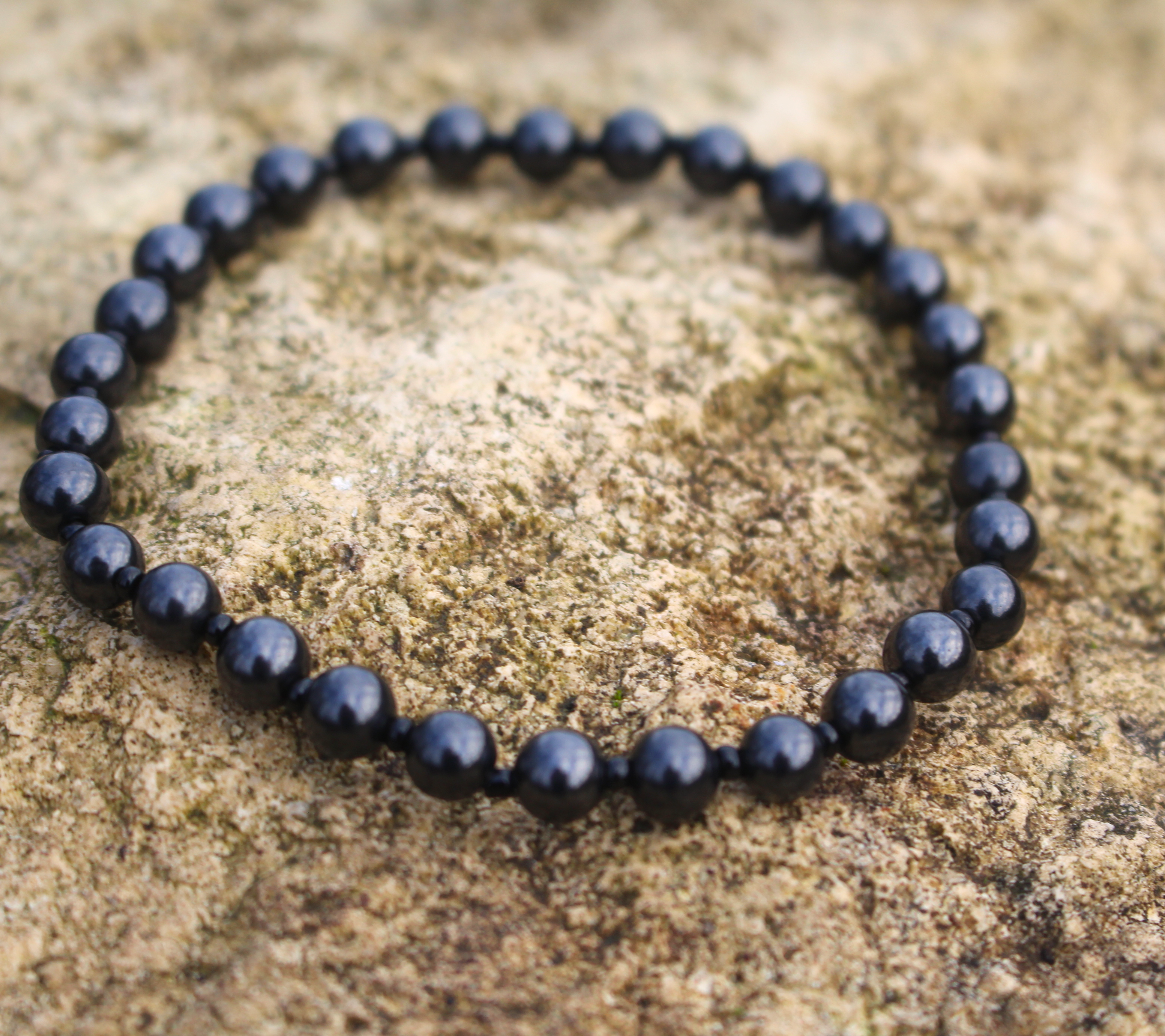 Shungite Bead Bracelets Collection- Sourced from Zazhoginsky in Karelia, Multi buy with Book option - Image 2