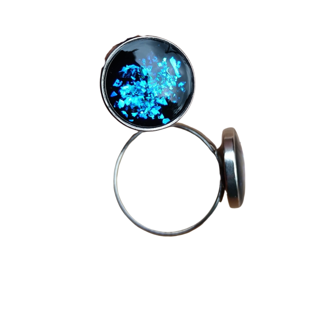 Rings with Silver Activated Shungite. Beautifully hand made for you - Image 4