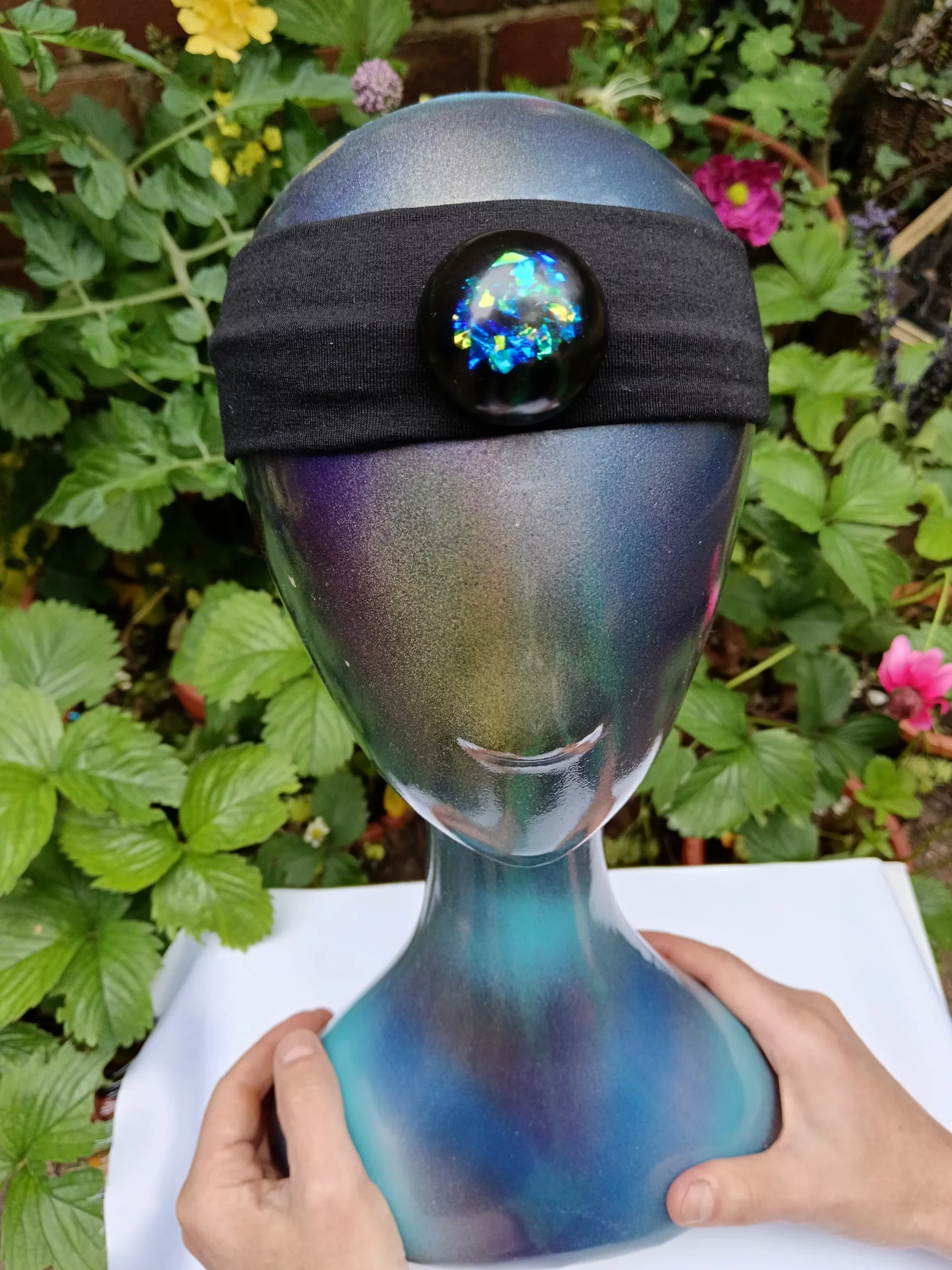 Shungite meditation headband