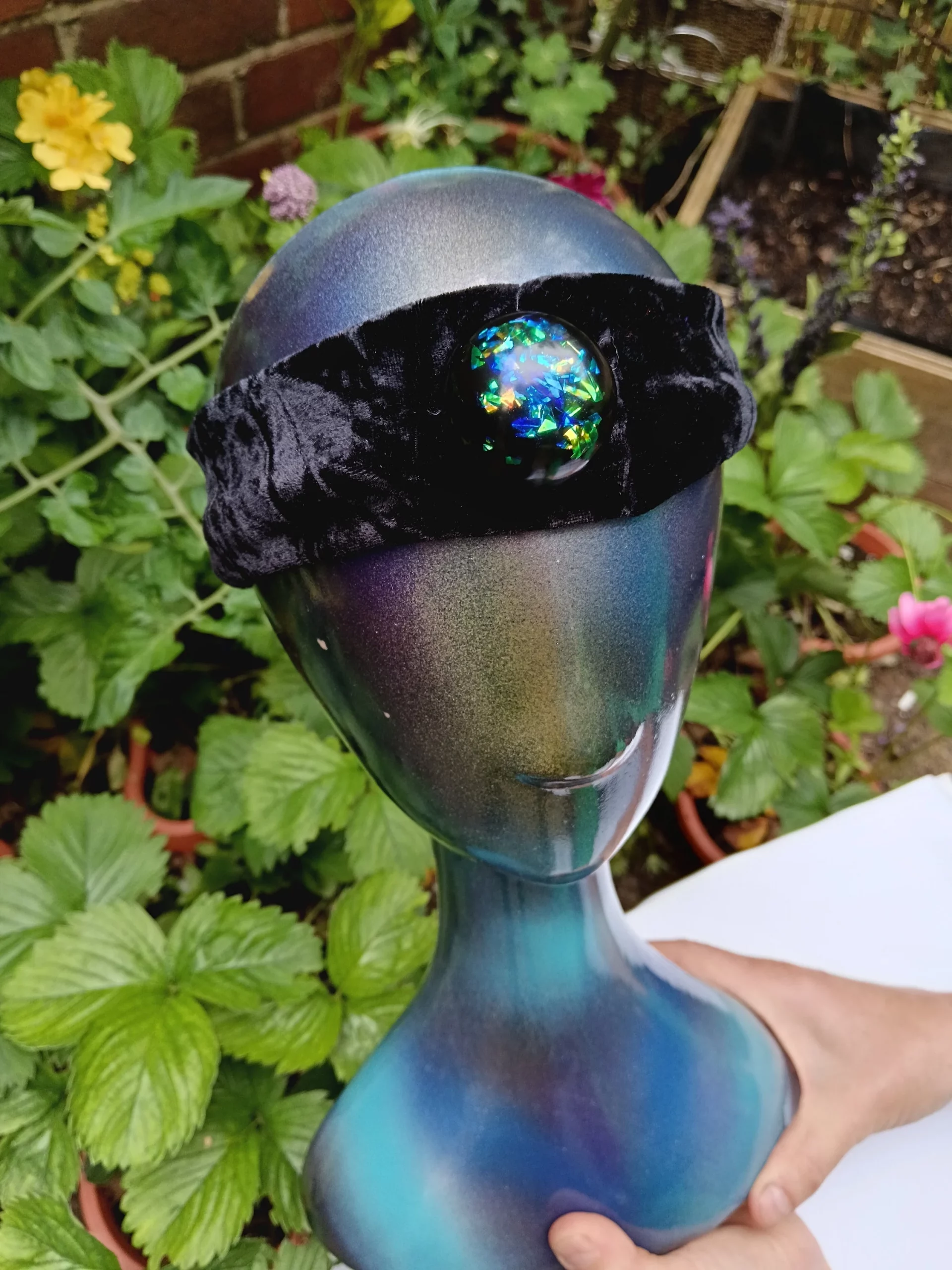 Shungite meditation headband