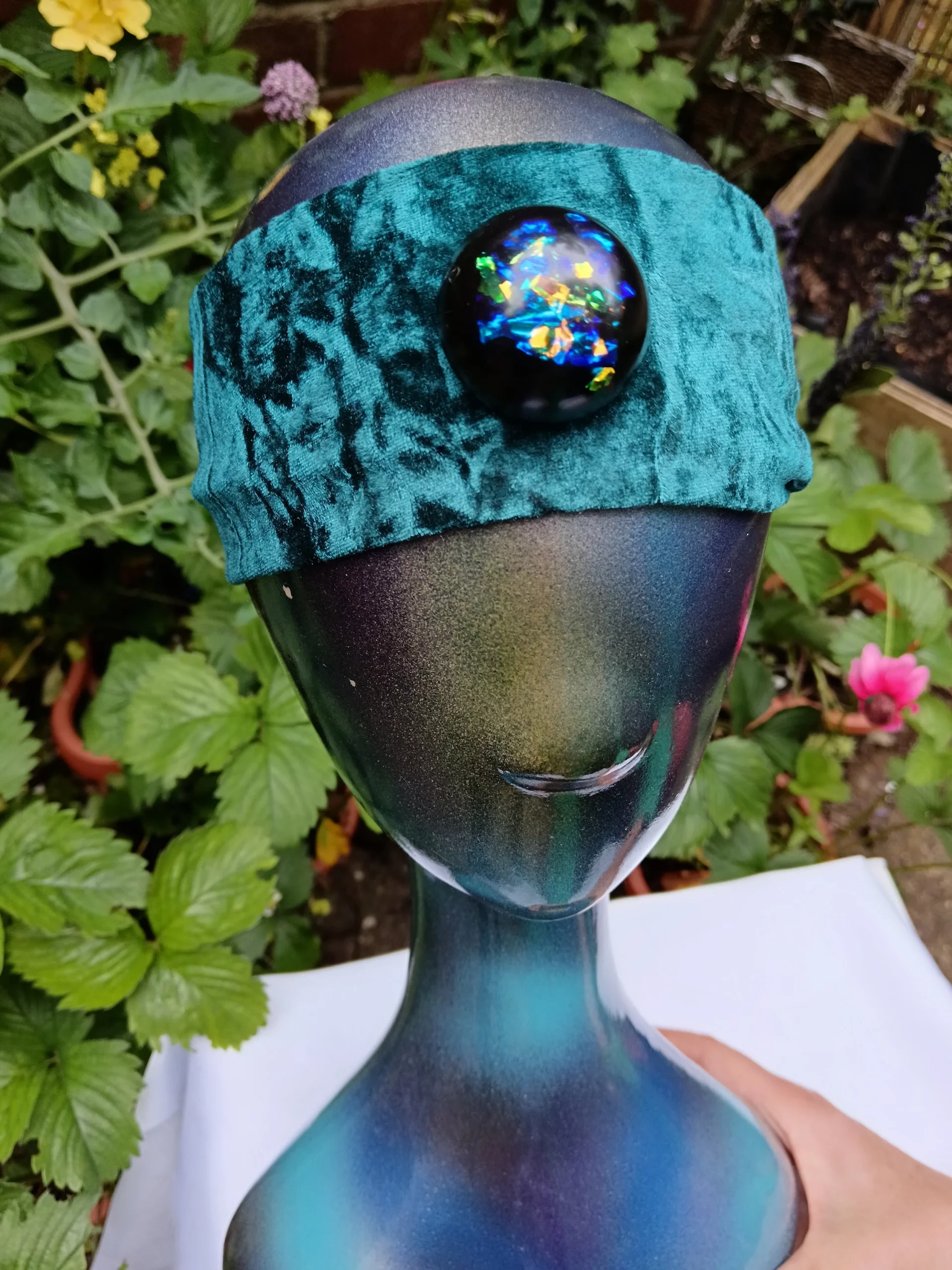 Shungite meditation headband