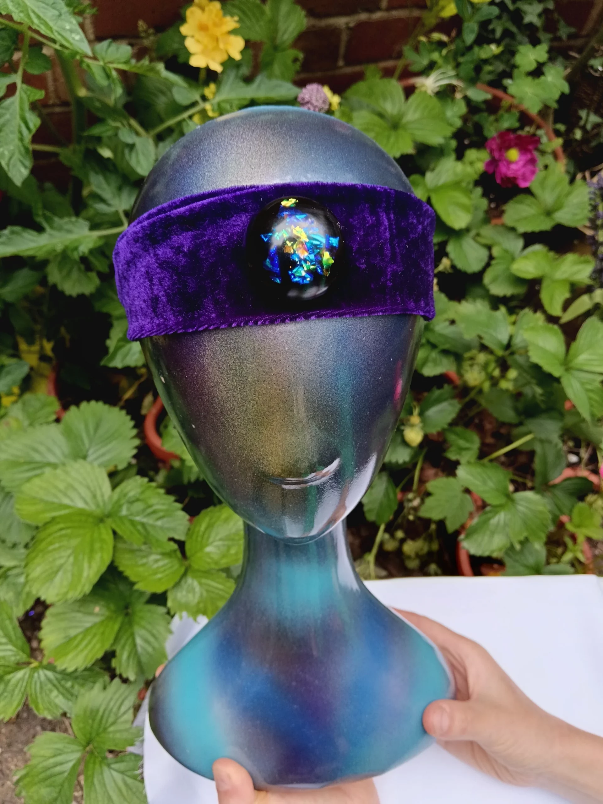 Shungite meditation headband