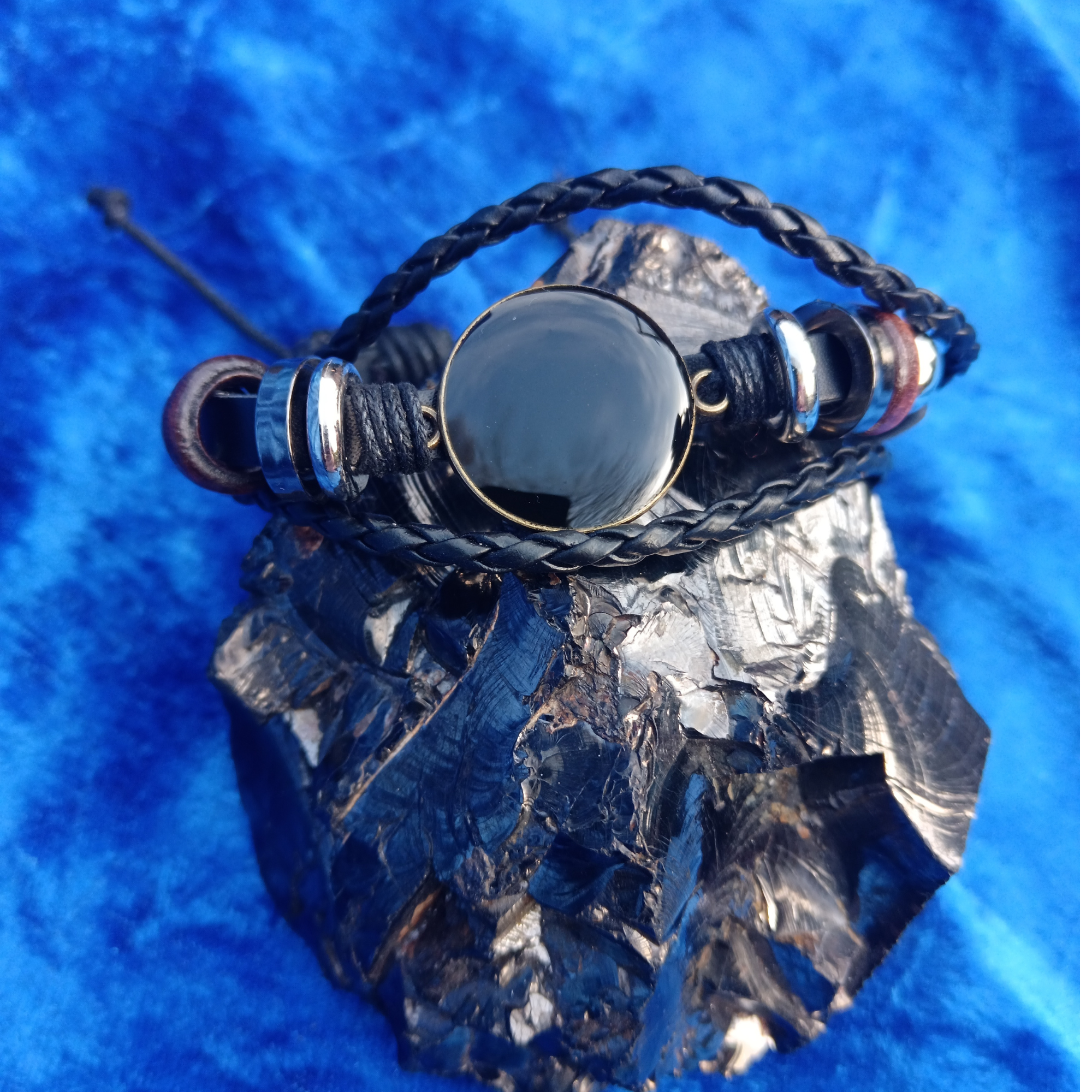 SHUNGITE BRACELETS (MENS) Powerful Emf Protection & Performance Enhancing - Image 15