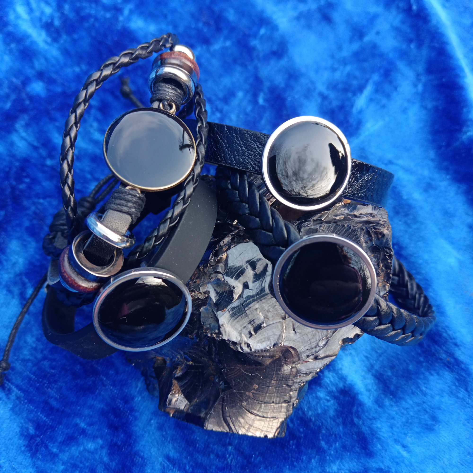 SHUNGITE BRACELETS (MENS) Powerful Emf Protection & Performance Enhancing - Image 7