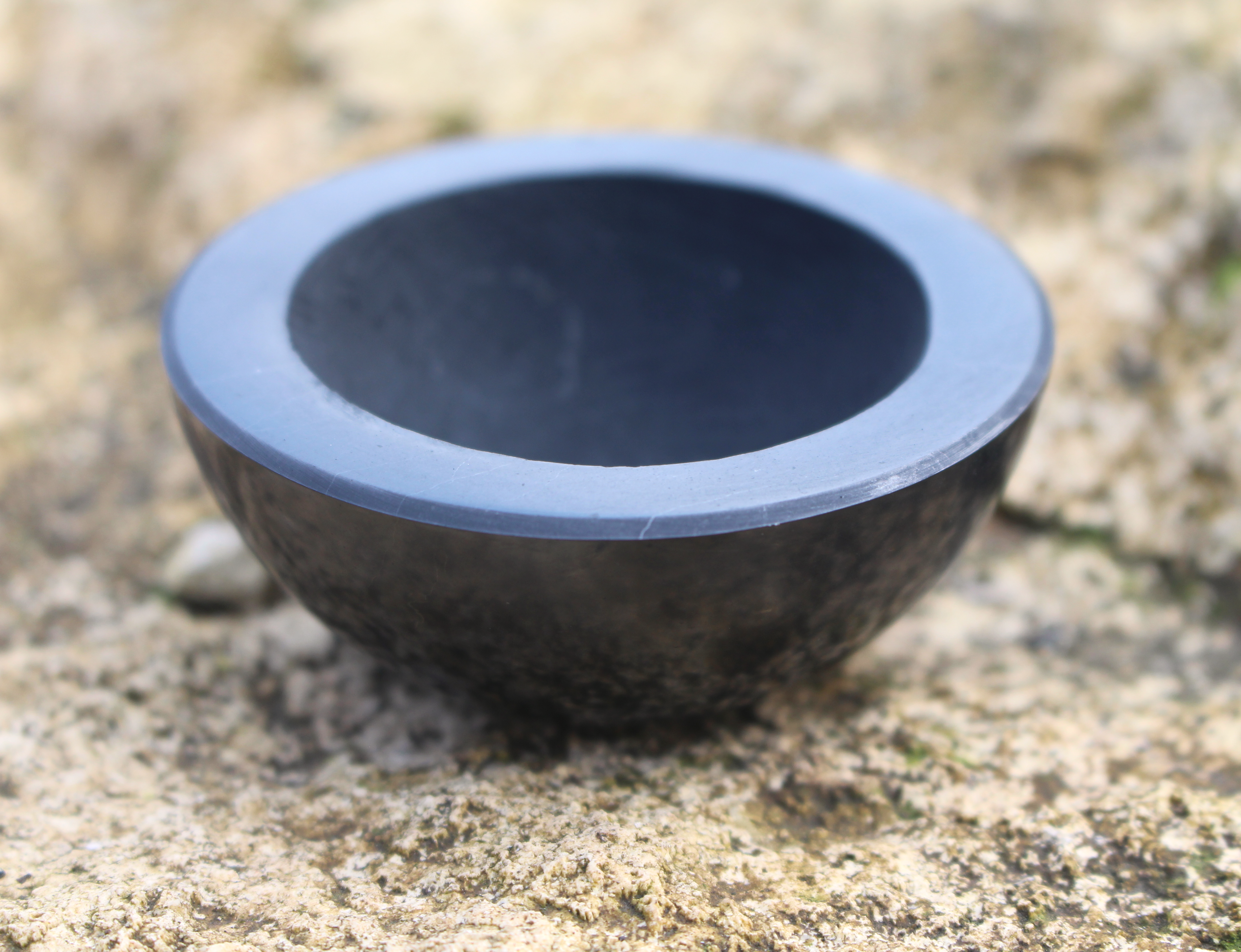 Shungite Bowls, Black Reflective with Powerful Silver Activation or Plain - Image 4