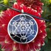 Sacred Geometry Hand Inlayed with Powerful Silver Activated & Elite Shungite. - Image 4