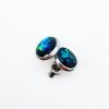 Shungite Stud Ear Rings, Powerful Silver Activated Shungite for Whole Body Protection - Image 3