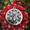 Sacred Geometry Hand Inlayed with Powerful Silver Activated & Elite Shungite. - Image 2