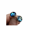 Shungite Stud Ear Rings, Powerful Silver Activated Shungite for Whole Body Protection - Image 5