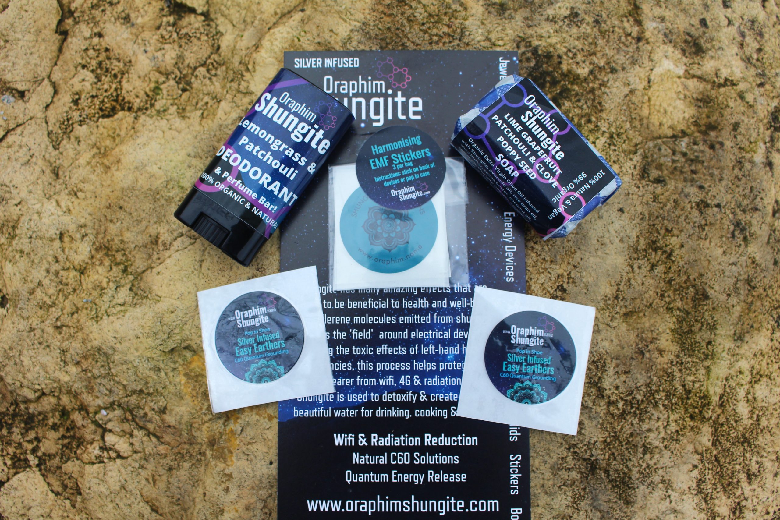 Shungite Deodorant gift set