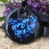 shungite silver activated oraphim pendant
