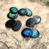 SHUNGITE ACTIVATION STONES, A Pair Polished Flat Oraphim Silver Activated, Powerful Genuine Karelia C60 Fullerenes - Image 7