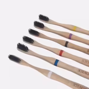 Alternative view of Shungite & Gold Toothbrushes or Bamboo handles, Bacteria Killing, Eliminating Plaque!
