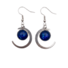 Silver Activated Shungite Earrings, Stylish Stainless Steel Settings - Image 8