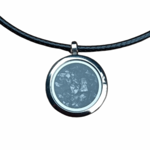 Alternative view of Powerful Shungite with stylish LOCKET or VIAL