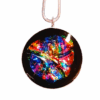 UNIQUE SILVER SHUNGITE PENDANT - Stunning Design in a Handmade Sterling Silver Setting + Silver Chain - Image 4