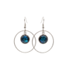 Silver Activated Shungite Earrings, Stylish Stainless Steel Settings - Image 11